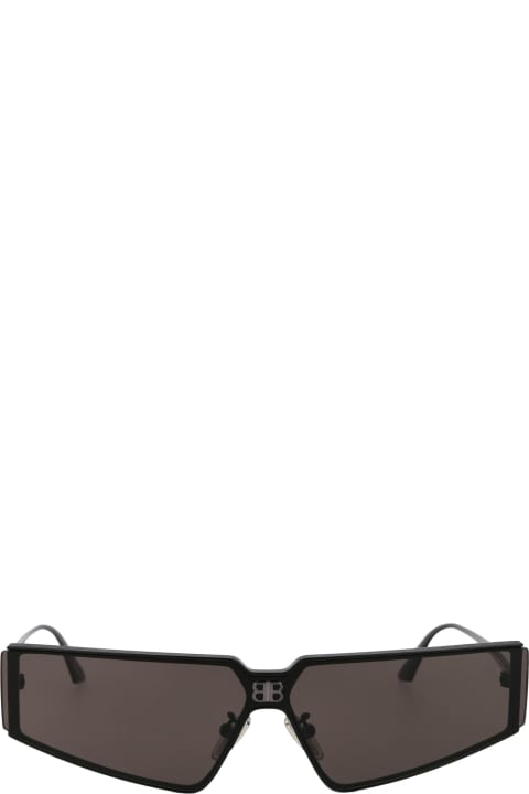 Balenciaga Eyewear Bb0192s Sunglasses - Black Black Grey