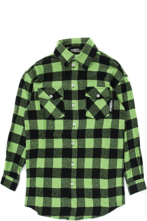 Black And Green Checked Shirt