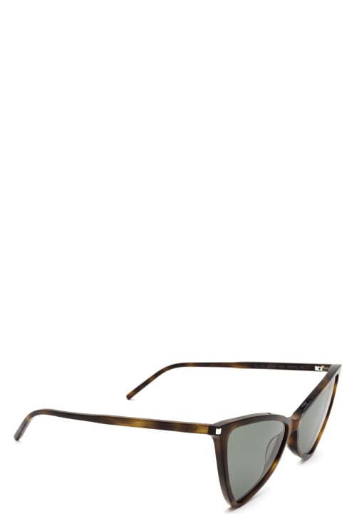 Saint Laurent Eyewear Sl 475 Havana Sunglasses - Black Black Grey