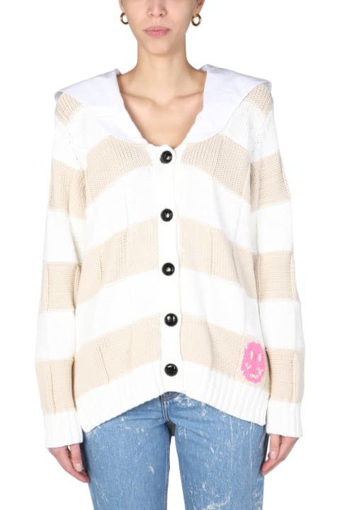 Cardigan With Striped Pattern