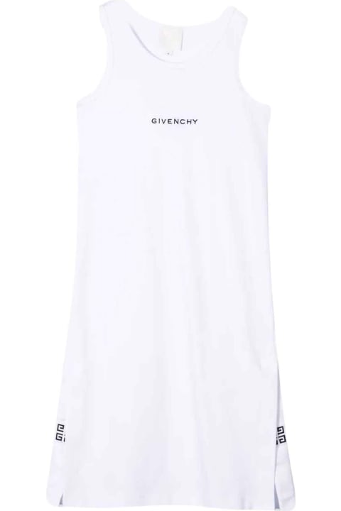 Givenchy White Dress With Logo - Nero