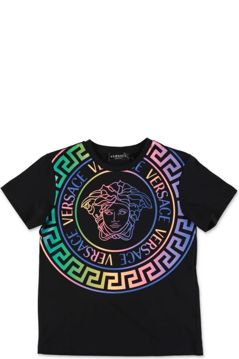 Young Versace T-shirt - Nero+multicolor