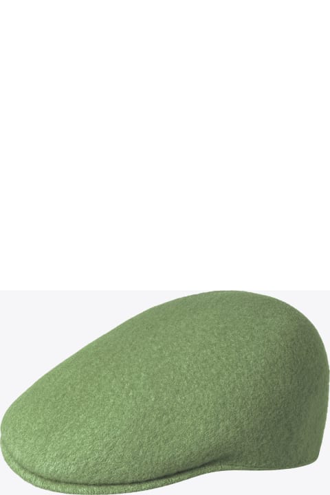 Seamless Wool Green wool flat cap - Seamless wool