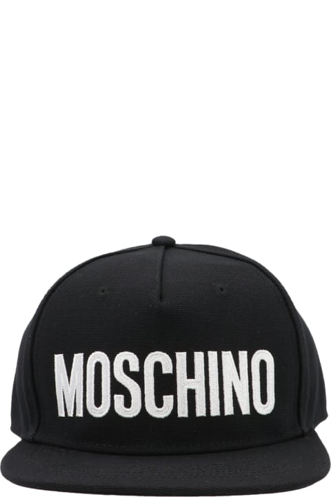 Moschino 'label' Cap - Black