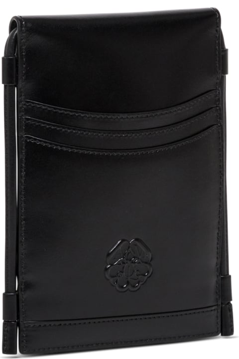 The Curve Micro Black Leather Crossbody Bag