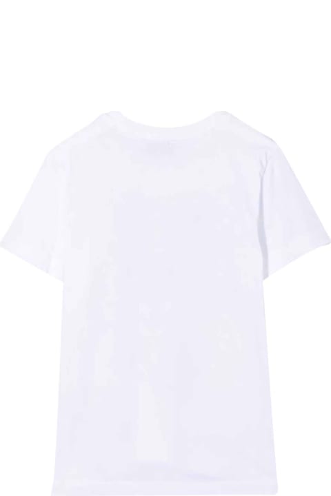 White T-shirt With Frontal Print
