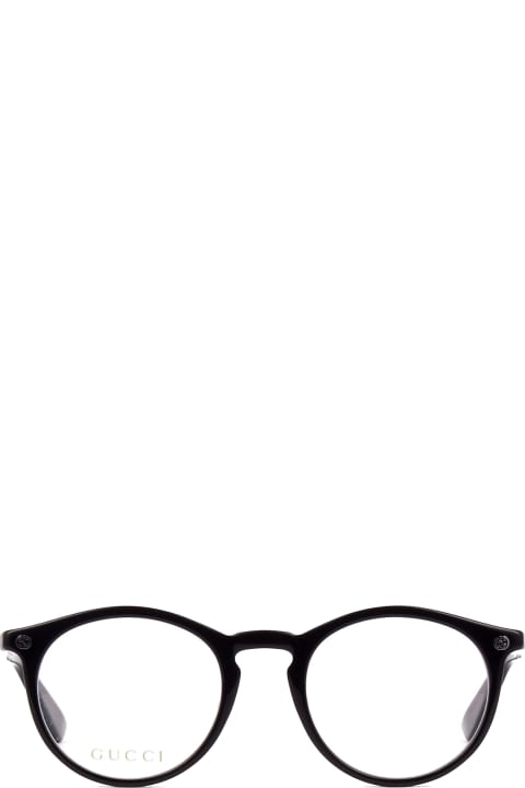 Gucci Eyewear Gg0121o Black Glasses - Black Green Grey