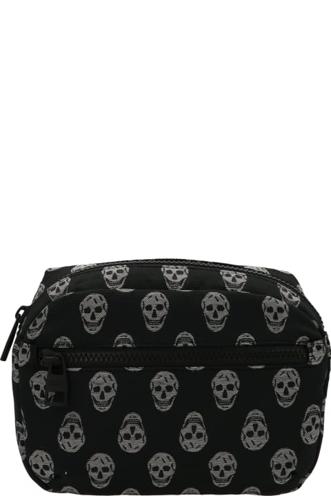 Alexander McQueen 'skull' Bag - Black/trasparent