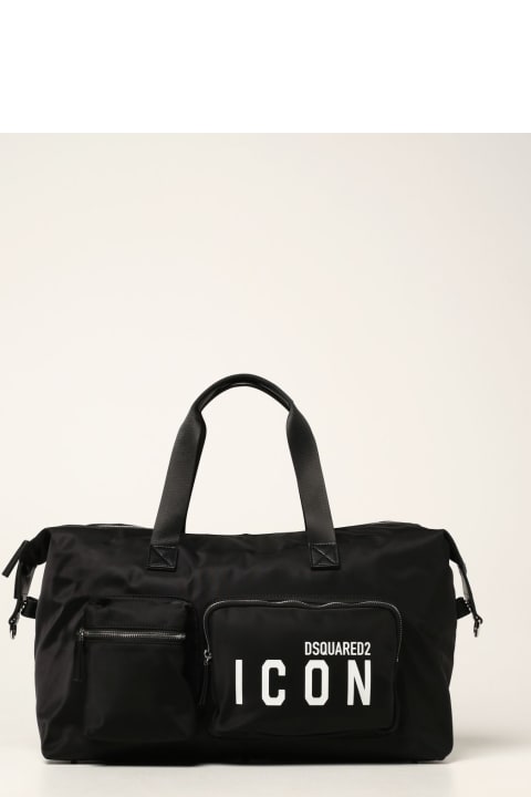 Travel Bag Dsquared2 Nylon Duffle Bag With Icon Logo