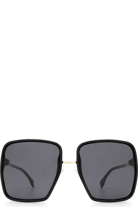 Fendi Eyewear Ff 0402/s Black Sunglasses - 2F7MD GOLD GREY