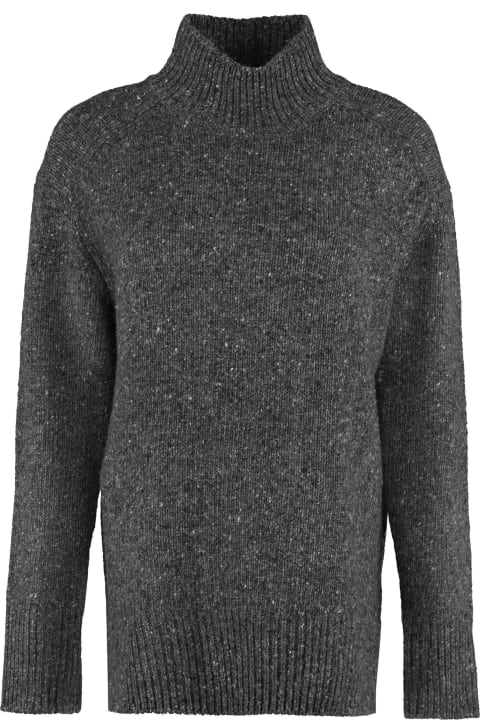 Vince Wool Blend Sweater - black