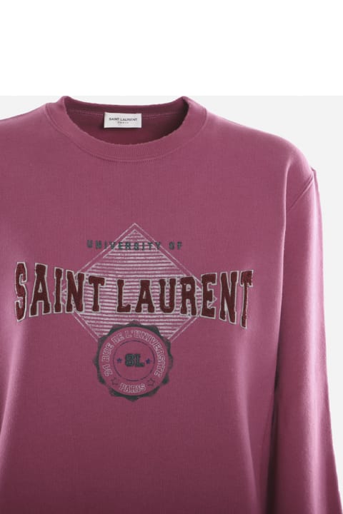 University Of Saint Laurent Cotton Sweatshirt