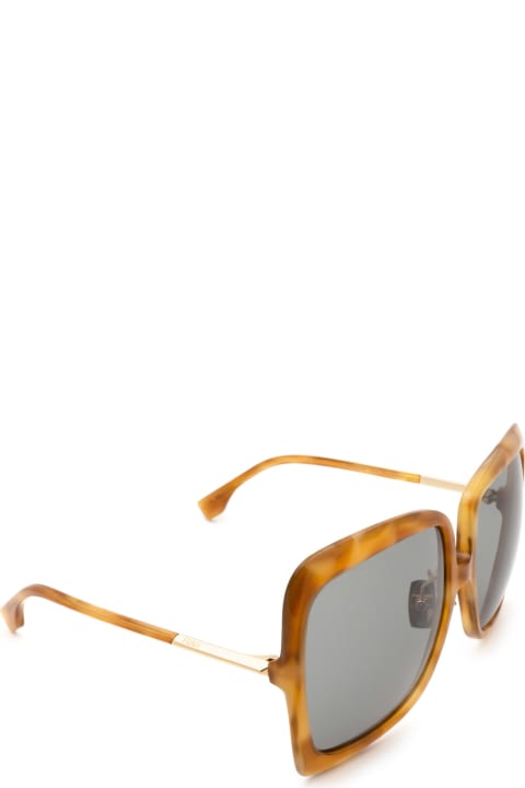 Fendi Eyewear Ff 0429/s Honey Havana Sunglasses - 2F7MD GOLD GREY