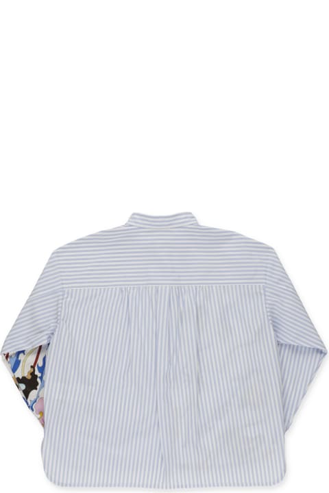 Emilio Pucci Striped Shirt - Bianco-blu
