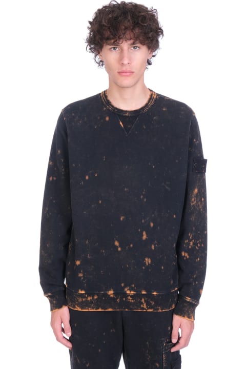 Sweatshirt In Black Cotton