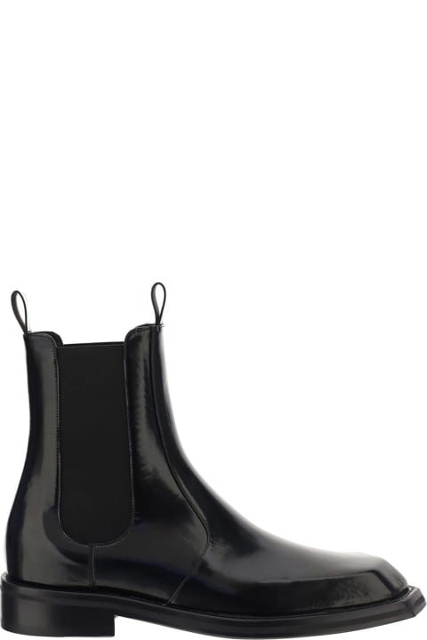 Martine Rose Chiesel Toe Chelsea Boots - Green