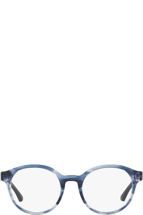 Emporio Armani Ea3144 Blue Havana Glasses - Bianco