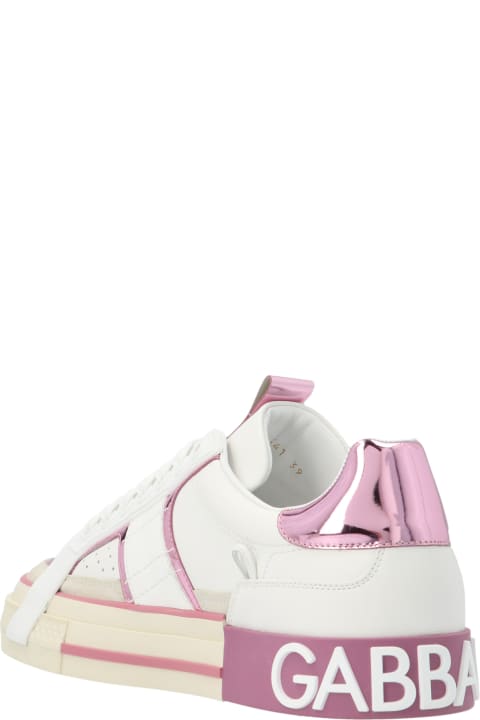 Dolce & Gabbana Shoes - Rosa Bianco Argento