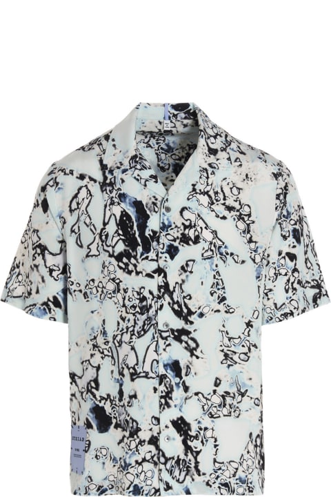 McQ Alexander McQueen 'striae' Shirt - Overcast