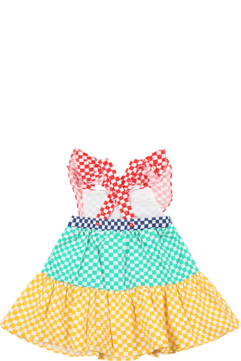 Stella McCartney Kids Multicolor Dress For Baby Girl - Fuchsia