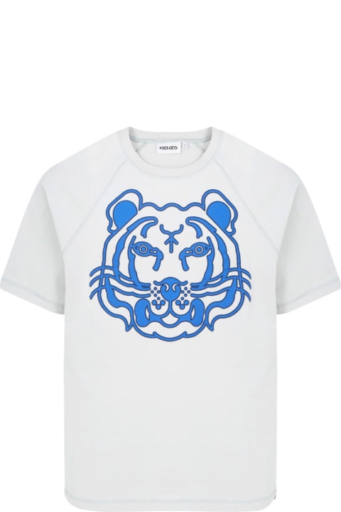 Kenzo K-tiger T-shirt - Gris clair