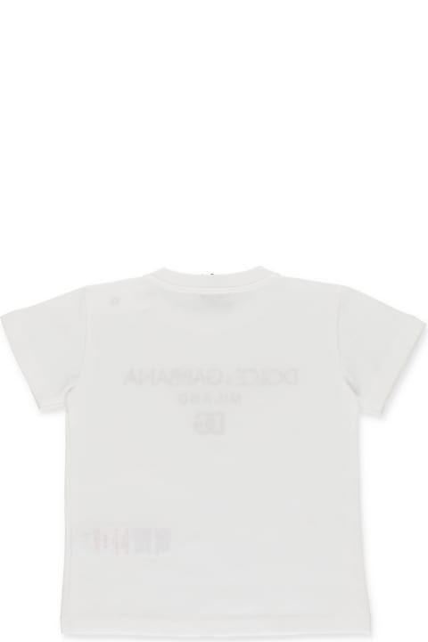 Dolce & Gabbana T-shirt In Cotone - White
