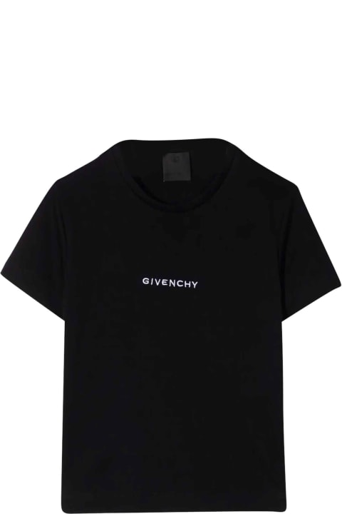 Givenchy Unisex Black T-shirt - Rosso Vivo