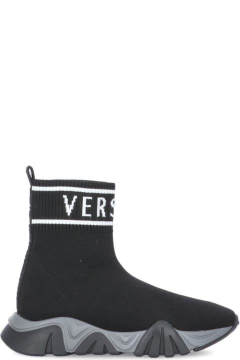 Logo Knitted Sneaker