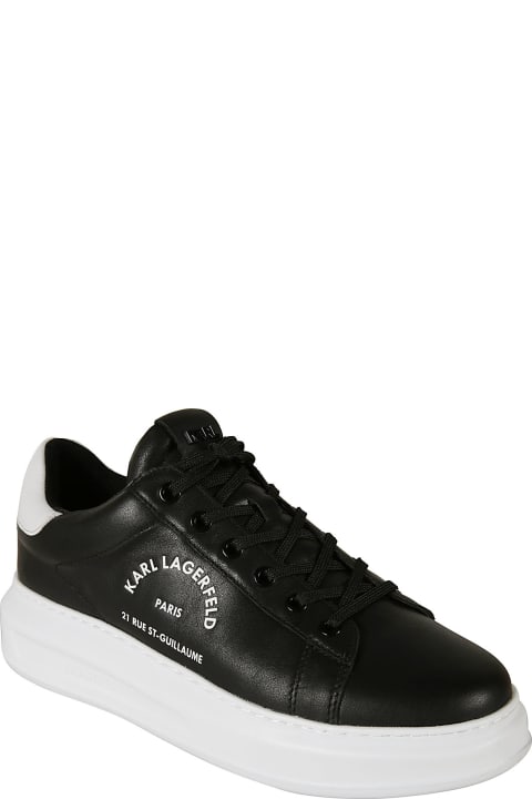 Karl Lagerfeld Maison Karl Lace-up Sneakers - Black