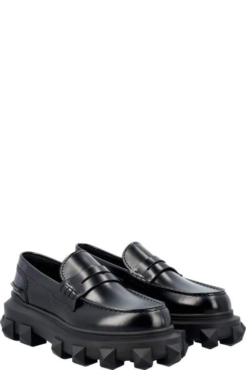 Valentino Rossi Trackstud Loafer - Water sky