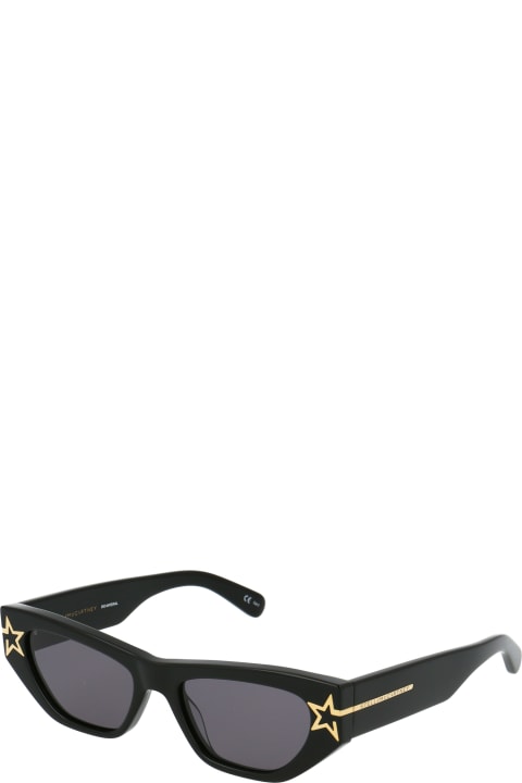 Stella McCartney Eyewear Sc0209s Sunglasses - Black Black Transpare