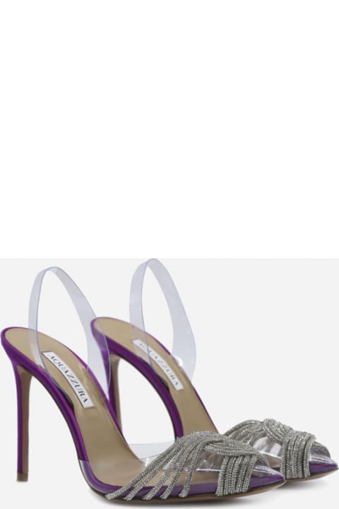 Aquazzura Gatsby Sling 105 Sandals - WHITE (White)