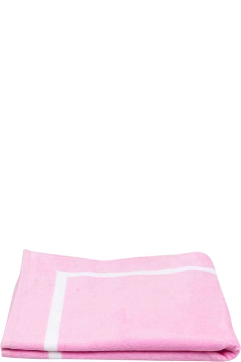 Moschino Pink Beach Towel Unisex - Red