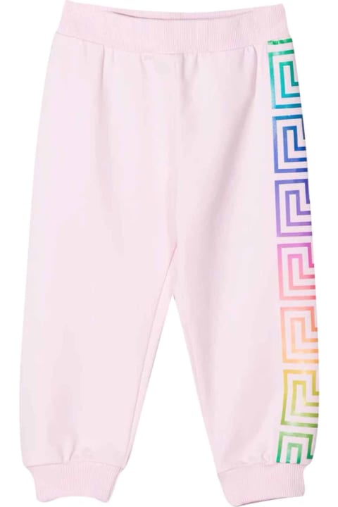Versace Young Unisex Pink Jogger - Bianco/oro