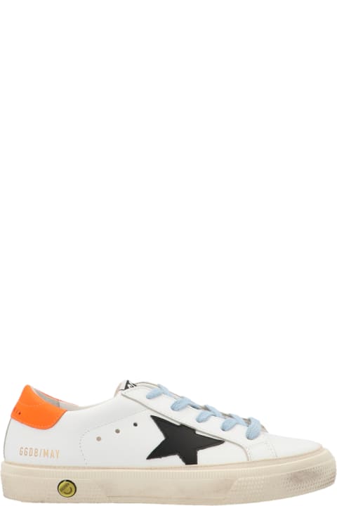 Golden Goose 'may' Shoes - Bianco+rosso