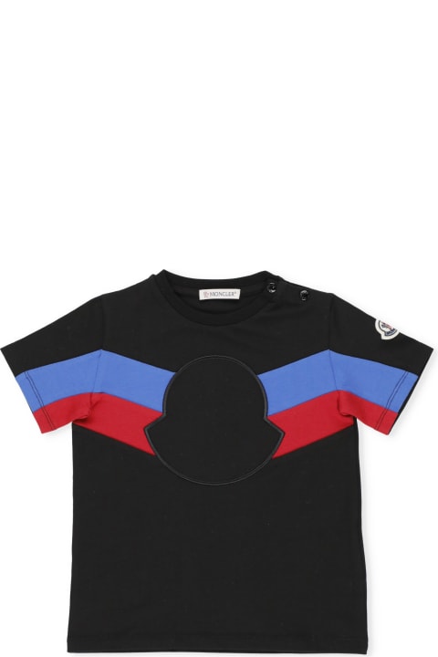 Moncler Maxi Logo T-shirt - Multicolor