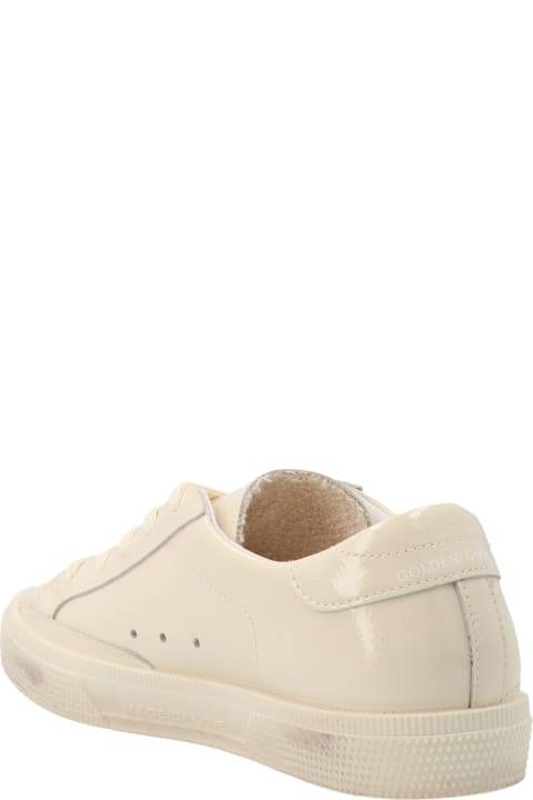 Golden Goose 'may' Shoes - White Fluo Green Blue