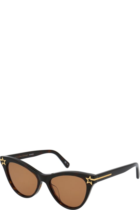 Stella McCartney Eyewear Sc0212s Sunglasses - Black Black Transpare