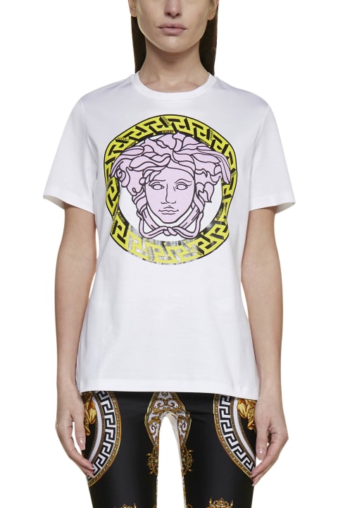 Versace T-Shirt - Bianco oro