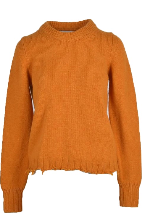 Women's Orange Sweater