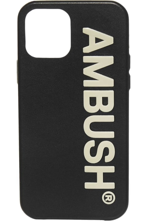 AMBUSH Iphone 12 Pro Case Maxi Logo - Gold