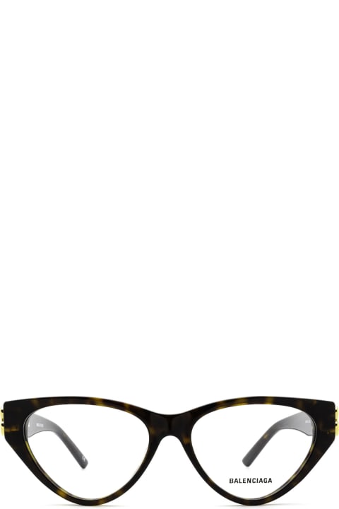 Balenciaga Eyewear Bb0172o Havana Glasses - Black Black Grey