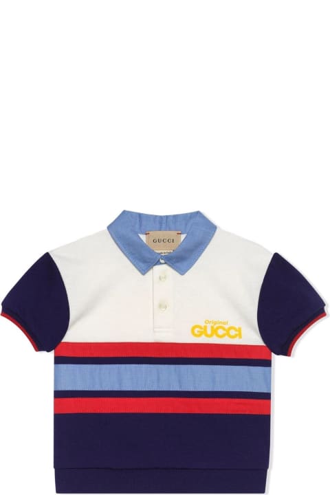Blu Cotton Polo Shirt
