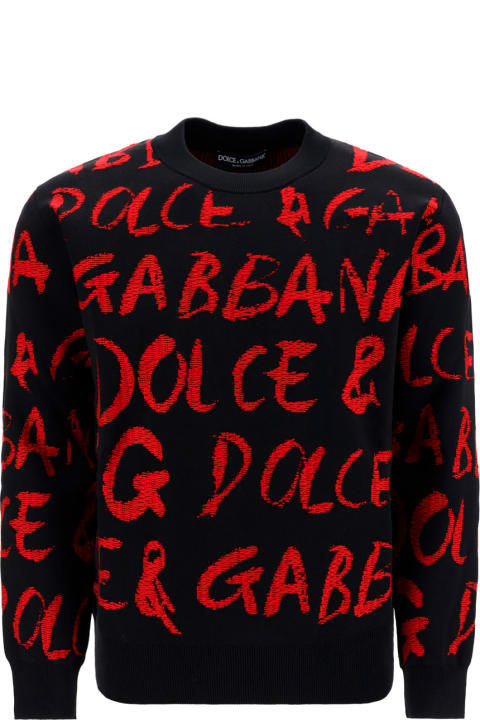 Dolce & Gabbana Jumper - BROWN/BLACK