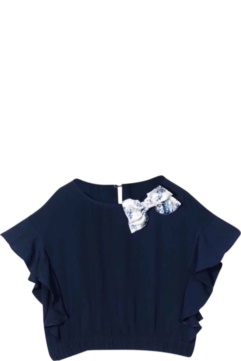 Blue Girl Top