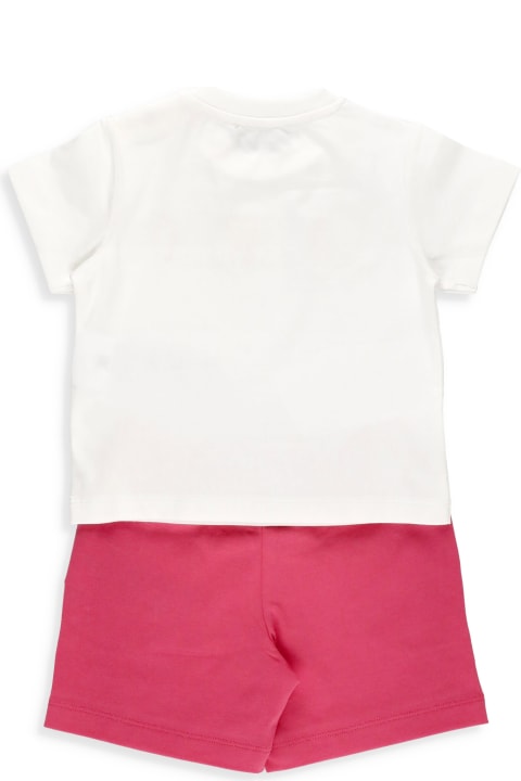 Moschino Two Pieces T-shirt And Short Set - Fucsia