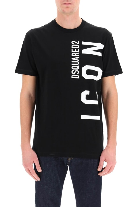 Dsquared2 Icon Cool T-shirt - BLACK WHITE (Black)