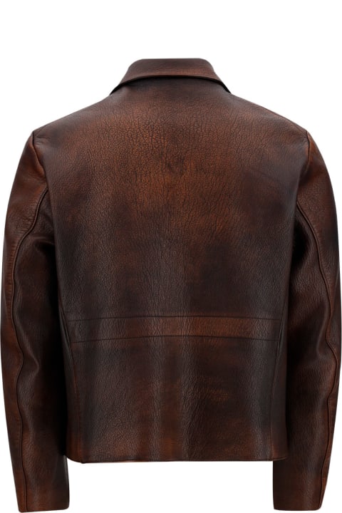 Prada Leather Jacket - Argento