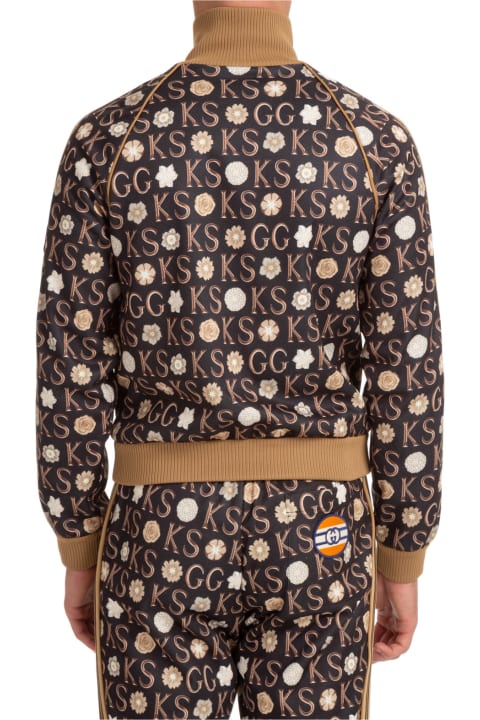 Gucci Court Zip-up Sweatshirt