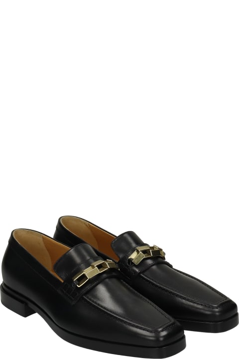 Cesare Paciotti Mocassini  Loafers In Black Leather - black